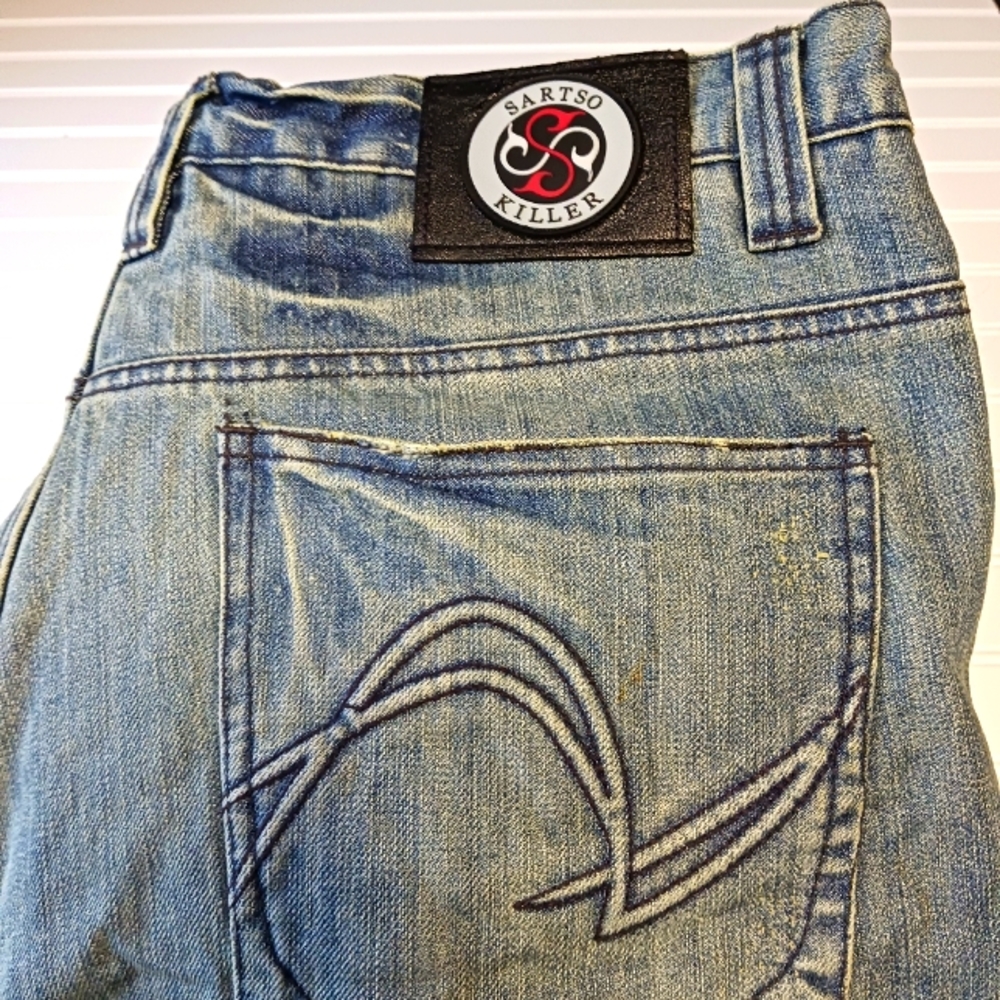 Sartso Killer Motorcycle Jeans Made with Kevlar Size 36